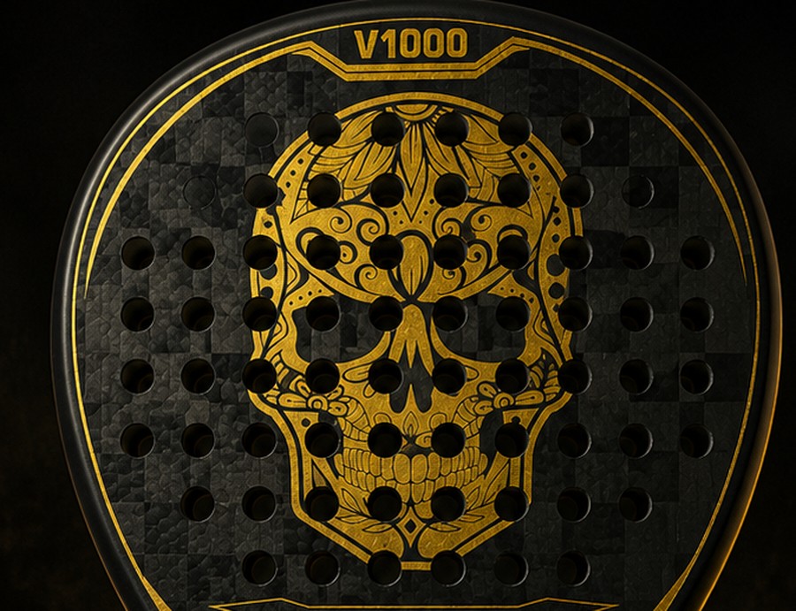 Skull V1000 Golden detail